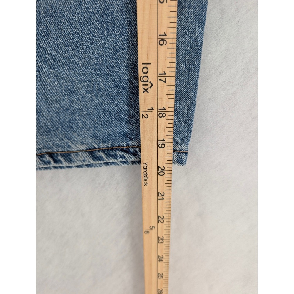 Vintage Levis 505 Jean Shorts Jorts Mens 34 (31" Waist) Blue Denim 90s Y2K - Picture 10 of 10